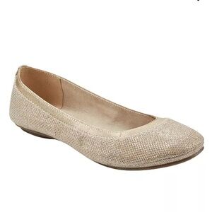 BANDOLINO GOLD SPARKLE BALLET FLAT